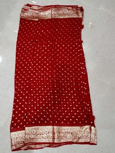 Premium Georgette Banarasi Silk Saree