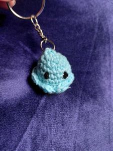 Crochet Octopus bag charm and keychain