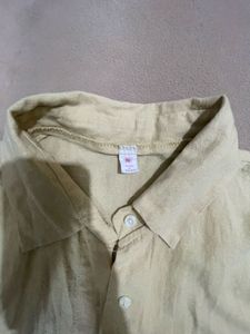 💛Yellow Button-Up Top