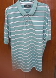 Classic Striped Polo Shirt