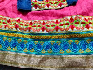 Vibrant Green Silk Saree