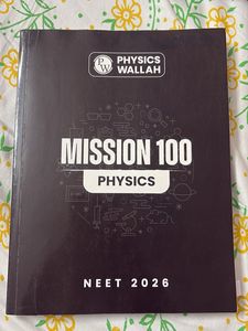 Physics Mission 100 Book NEET 2026