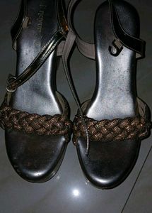 Gold Platform Heels