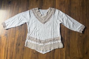 Boho-inspired Embroidered Kurta
