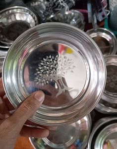 Kitchen dinnerware 🍽️ steel plates set of 6