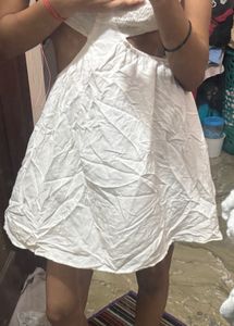 White Cutout Dress