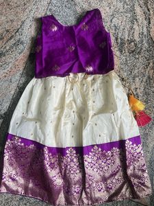 combo( Choli Set and blue frock)