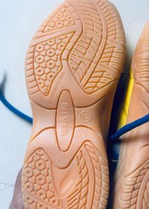 Nivia Yellow &amp; Blue Sport Shoes NON MARKING