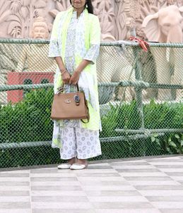 Stylish Yellow Kurta Set with Palazzos
