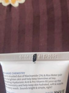 Plum Rice Water &amp; Niacinamide Face Wash