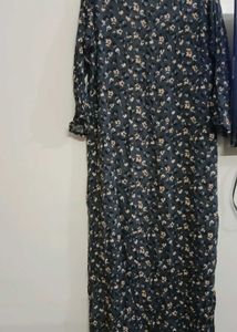 Floral Print Long Kimono Shrug