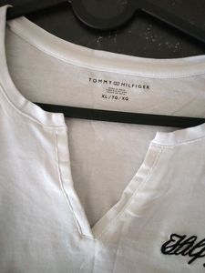 White T-shirt.