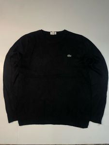 Lacoste Black Crewneck Sweater
