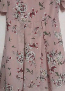 Whimsy Chiffon Floral Print Dress