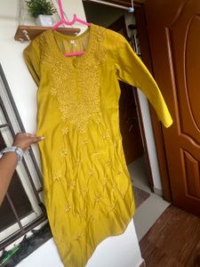 Elegant Mustard Yellow Kurta