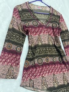 Y2k desi Asymmetrical Top✨