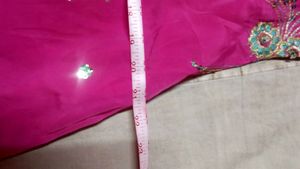 MAGENTA Patila Salwar Suit