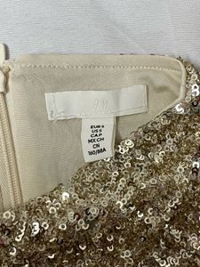 H&amp;M Sparkling Sequin Sleeveless Top