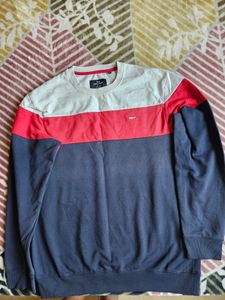 Park avenue Colour Block Crew Neck Sweater, XL