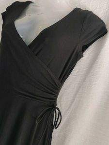 Van Heusen Classic Black Wrap Dress