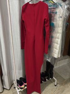 Zara Chic Red Asymmetrical Dress