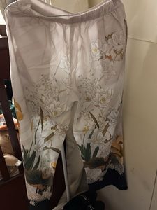 Exquisite Floral Print Kimono-Style co ord set