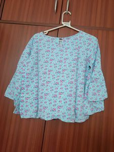 Bare Denim Multicolour Floral Top