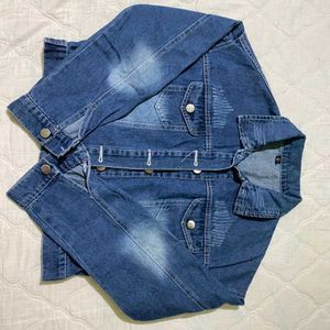 Cropped Denim Jacket