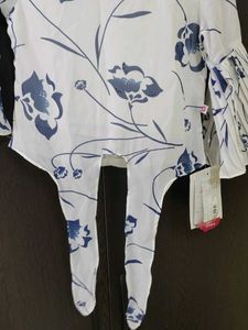 Elegant Floral Print Blouse