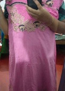 Beautiful Pink Ethnic Gown