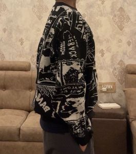Graphic Print Sweater
