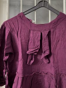 Purple Ethnic Kurta