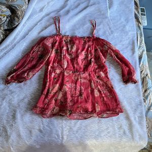 Floral Off-Shoulder Summer Dress
