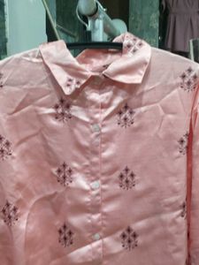Elegant Pink Floral Top