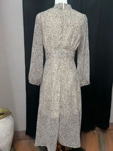 Chic Printed Long Sleeve Dress