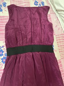 Elegant Plum Sheath Dress