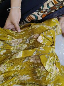 Floral Smocked Peplum Top