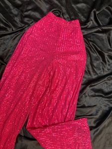 Sparkling Pink Sequin Pants-small/xs