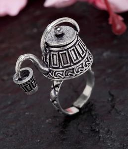 Unique Kettle Design Ring