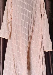 Elegant 3 Piece Kurta Shrug Set