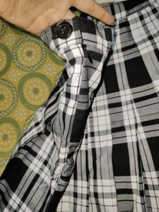 Plaid Pleated Mini Skirt