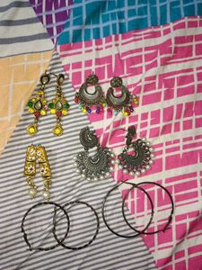 set of 6 earings only 99