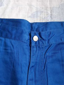 Men's Blue Cargo Shorts