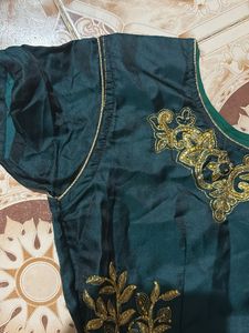 Elegant Green Ethnic Gown