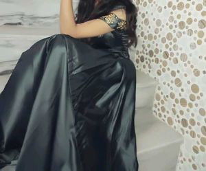 Elegant Black Ethnic Gown