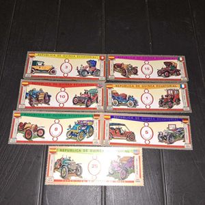 1976 Equatorial Guinea stamps:Classic Cars