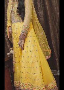 Yellow Embroidered Lehenga Choli