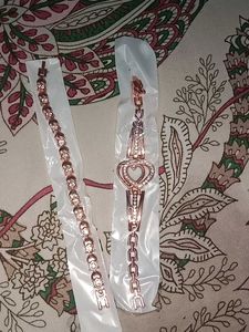 Pink Floral Watch with bracelets