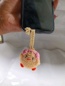 Cute Crochet Chick Charm