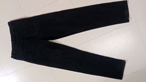 Straight Black High Waist Jeans For Women